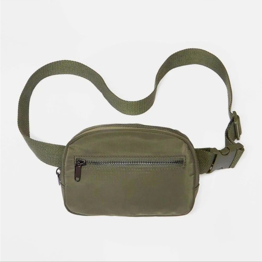 Olive Green Belt Pack, Fanny Pack, New With Tags